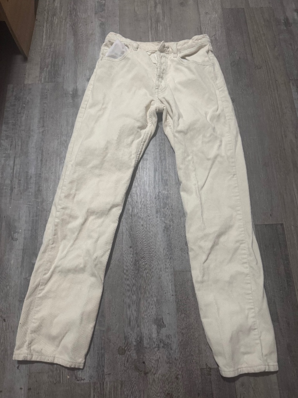 Brandy Melville White Corduroy Pants Best Offer!